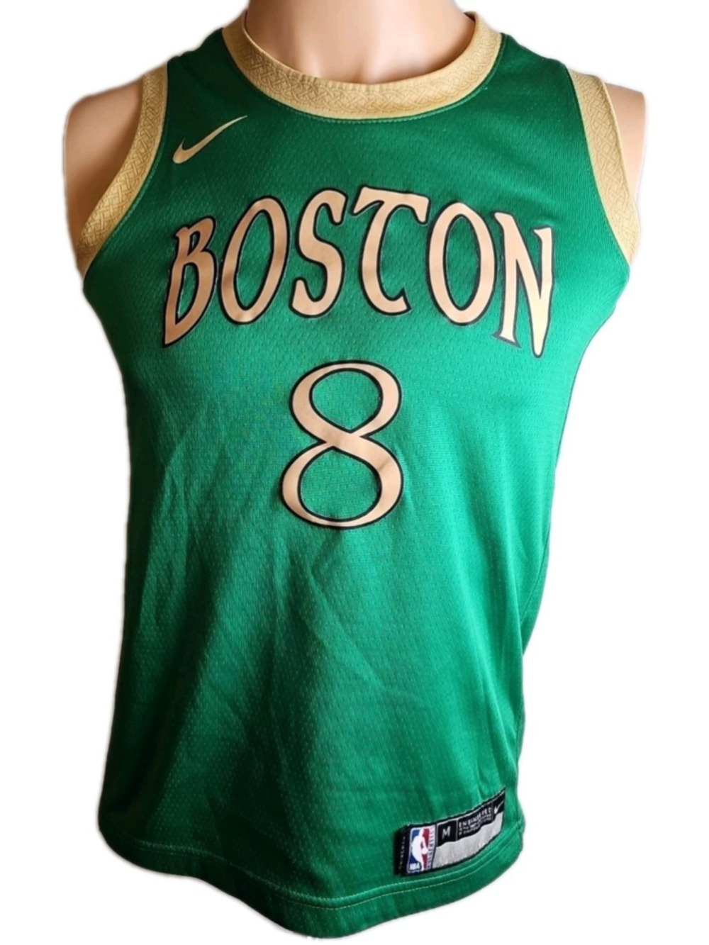 Kemba Walker #8 Nike Boston Celtics 2019-2020 City Edition Jersey Youth M NBA